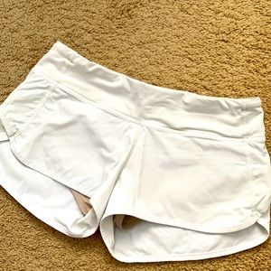 Lululemon white shorts